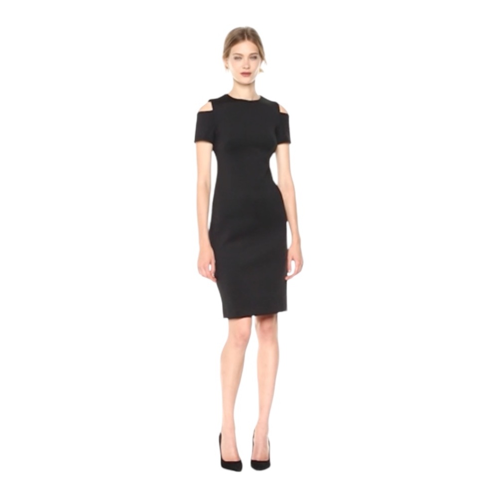 NWT Calvin Klein Cold Shoulder Sheath Dress